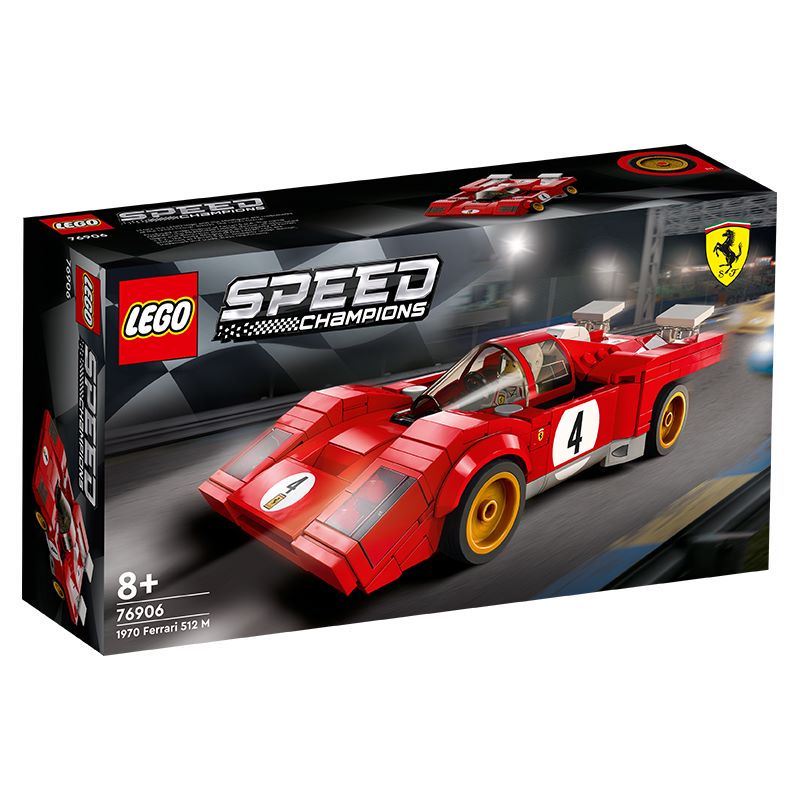 LEGO 乐高 超级赛车系列76906法拉利512M积木跑车模型 165.3元（需用券）