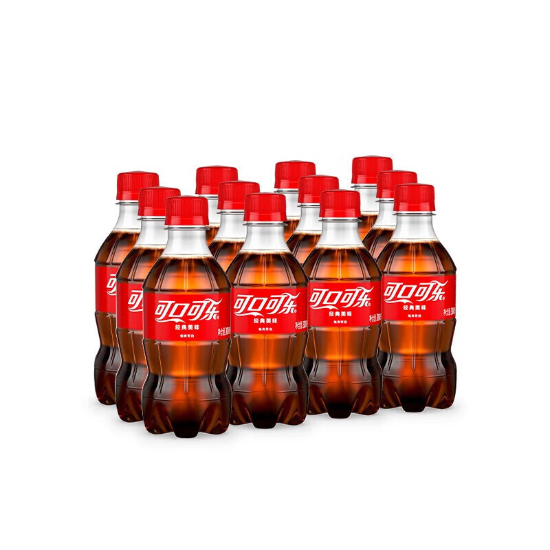 Coca-Cola 可口可乐 雪碧芬达经典口味碳酸饮料300ml*12瓶 3.89元