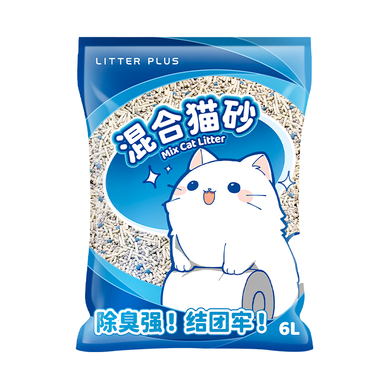 Litter奶香原味混合猫砂6L 8元（需用券）