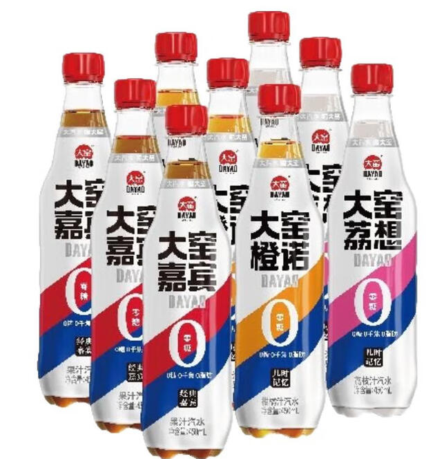 内蒙特产！大窑 0糖0脂肪0千焦碳酸饮料 450mL*9瓶 ￥10.9