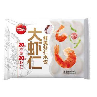 8日0点、限500件、PLUS会员：大虾仁 鲜美虾仁水饺 400g 20只 9.9元