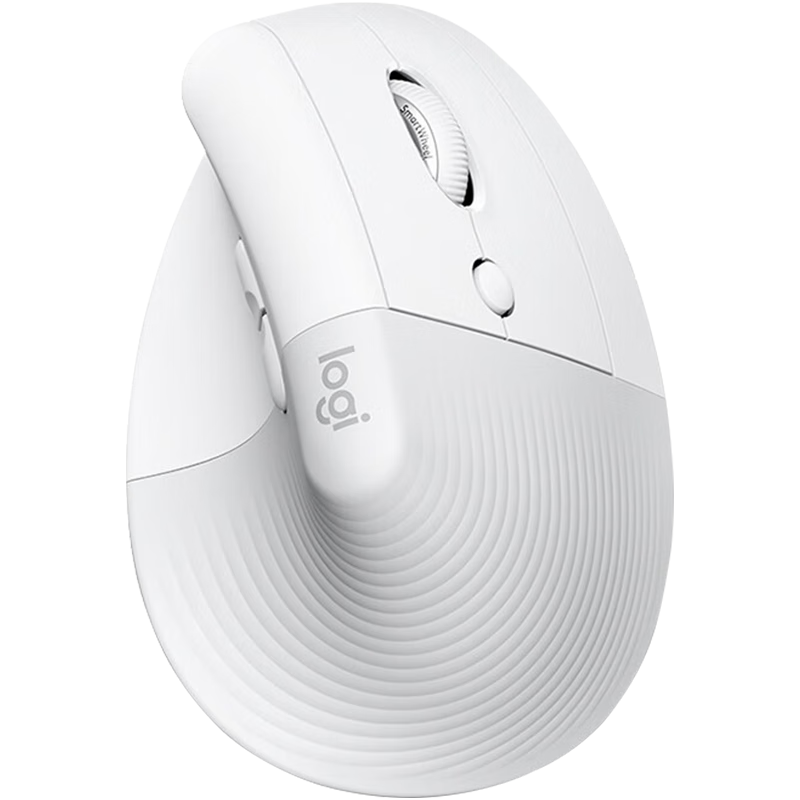罗技 Lift 2.4G蓝牙 双模无线鼠标 4000DPI 白色 299元