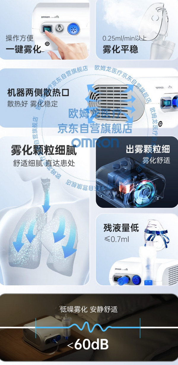 欧姆龙 OMRON 医用级压缩式雾化器 NE-C28 医院同款