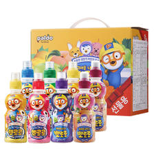 Pororo 啵乐乐pororo韩国进口儿童果汁乳酸饮料水果混合口味235ml*8瓶礼盒装 39.9