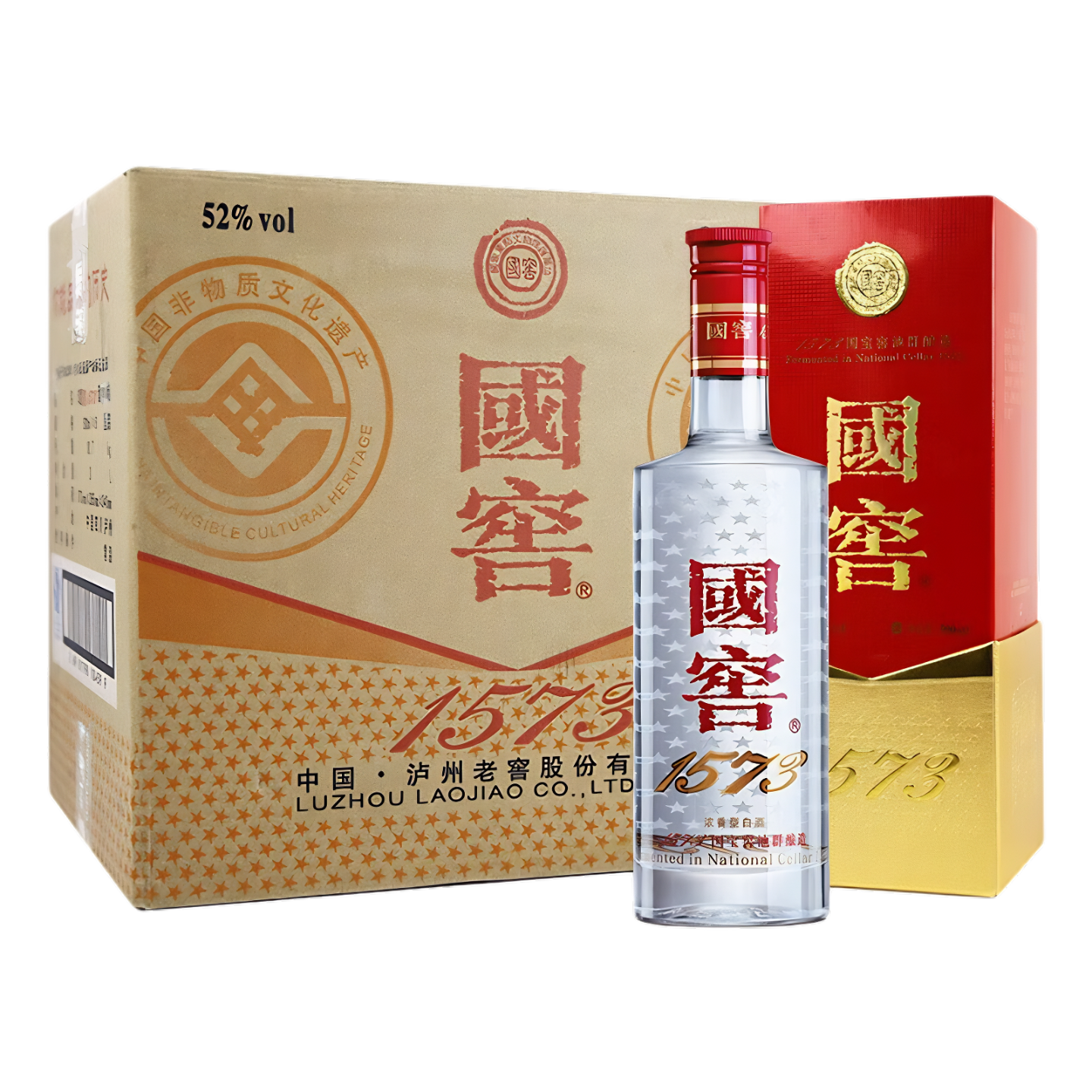 京东百亿补贴：国窖1573 经典 52度 浓香型白酒 500ml*6瓶 整箱装 5464.8元 包邮