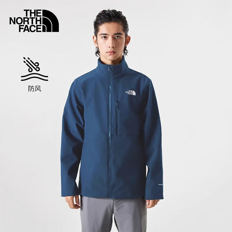 THE NORTH FACE 北面 软壳衣男户外防风夹克83TE 蓝色/HKW XL ￥741.51