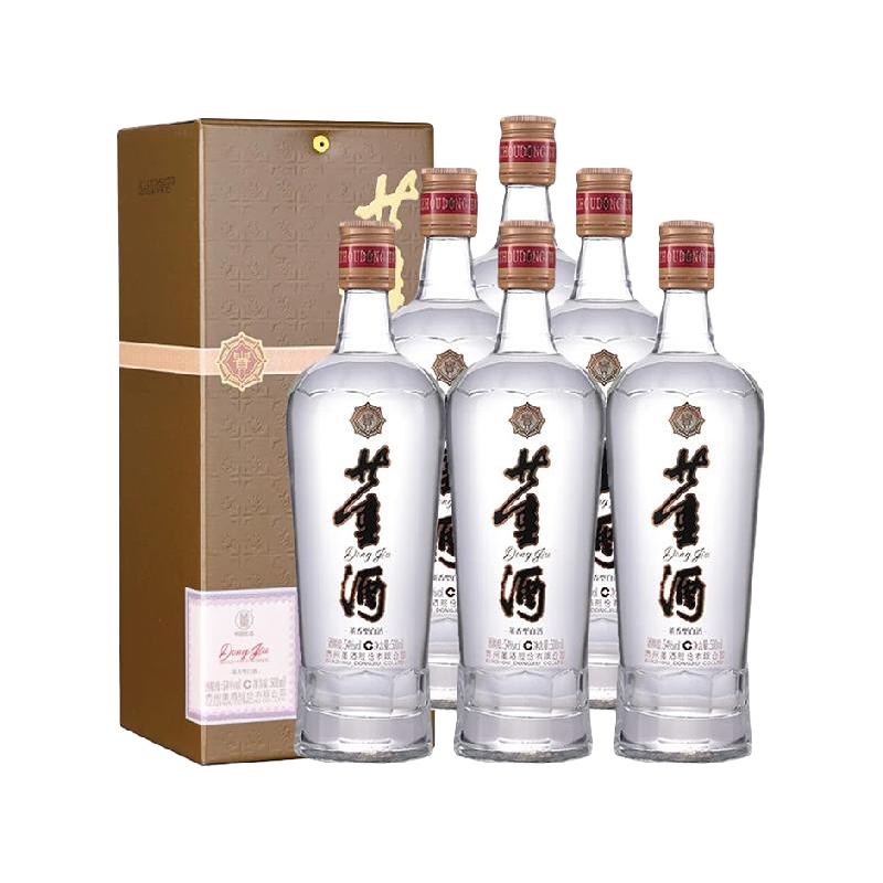董酒 老贵董 54%vol 董香型白酒 500ml*6瓶 405元