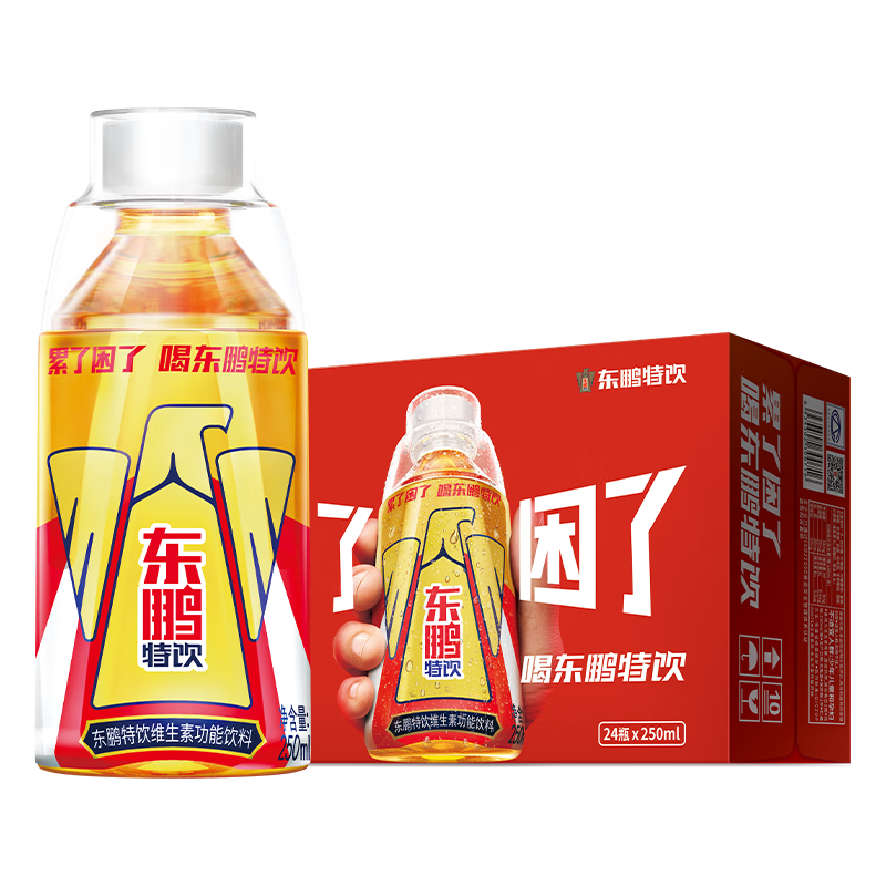 东鹏 特饮牛磺酸B族维生素功能饮料 250ml*6瓶 7.74元