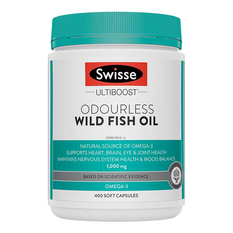 Swisse 斯维诗 Omega-3 无腥味野生鱼油软胶囊400粒 ￥99