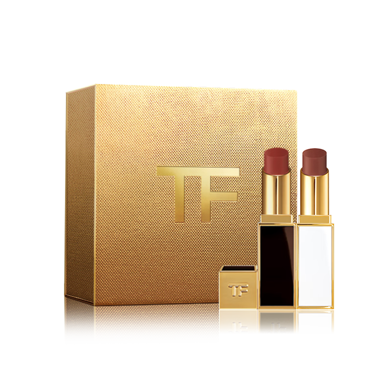 TOM FORD化妆品礼盒 TF口红细白管32+细黑管52 唇膏生日礼物送女友 ￥910