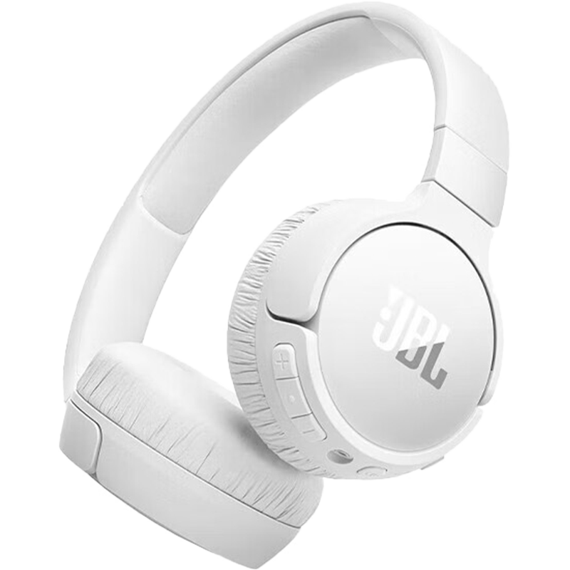 Plus、概率券：JBL蓝牙头戴式耳机 无线通话降噪耳机耳麦 5.3TUNE 520BT白色 166.0
