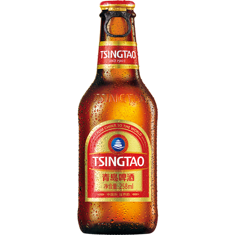 PLUS会员：TSINGTAO 青岛啤酒 小棕金11度拉环方便易携带 258mL 12瓶 整箱装 35.66