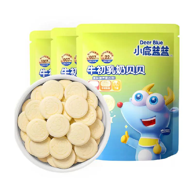 小鹿蓝蓝 牛初乳奶贝贝 60g*3袋 ￥22.61