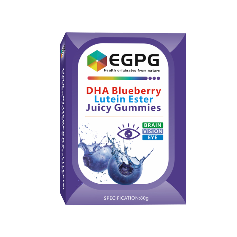 EGPG DHA Blueberry Lutein EsterGummies DHA蓝莓叶黄素酯爆浆软糖-A2 13.3元（需买3件，