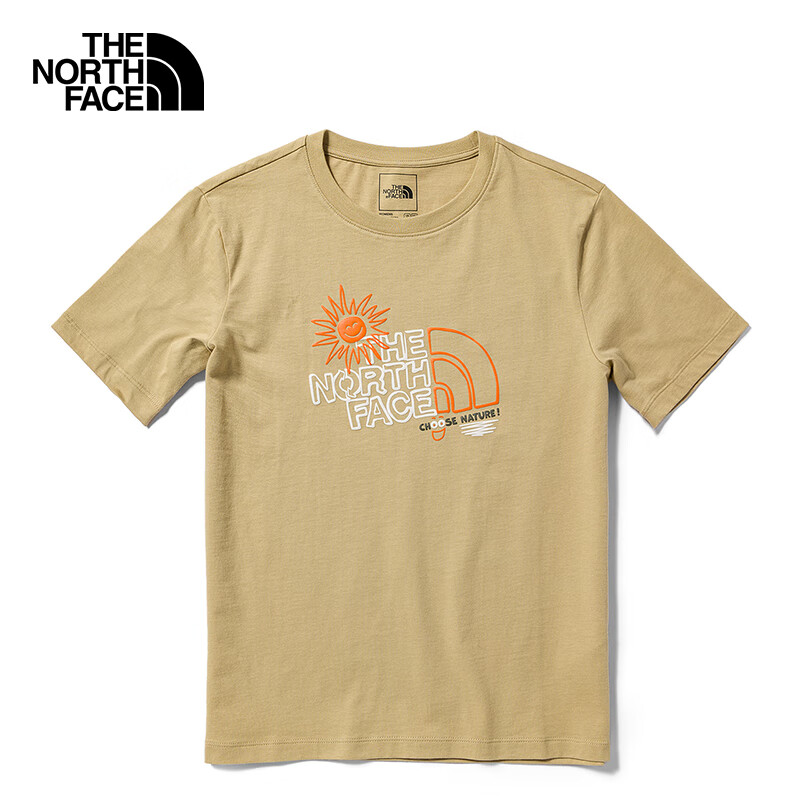 The North Face 北面 短袖T恤 7WET 卡其色/LK5 139元包邮（PLUS会员137.61元）