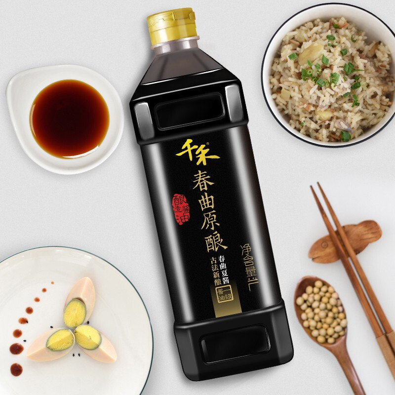 千禾 春曲原酿 零添加生抽 1L 4元（需用券）