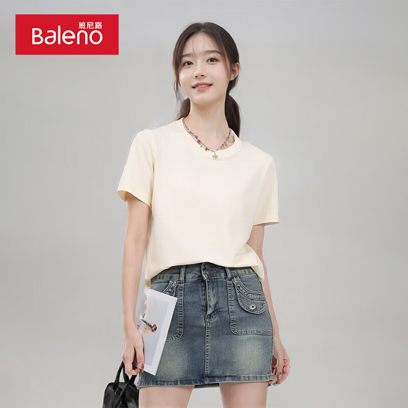 班尼路短袖t恤女2夏季小个子 39.9元