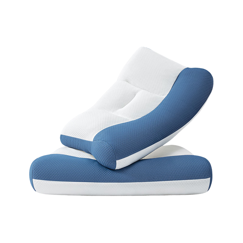 京东京造 U-Blue 优蓝枕 护颈枕芯 45*60*6-12cm 59.6元