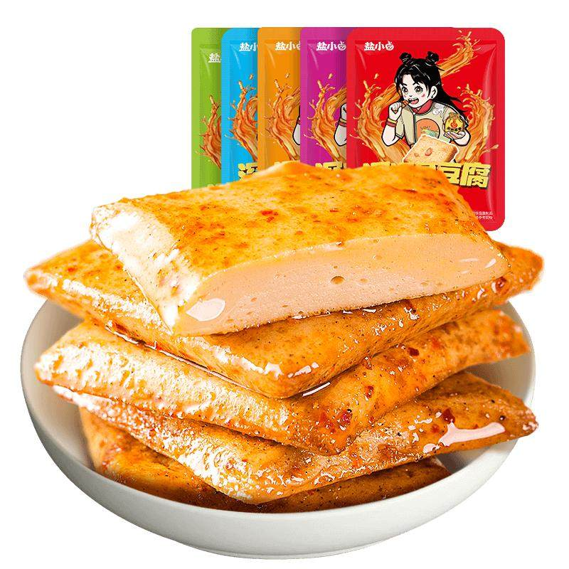 盐津铺子 31°鲜 深海鱼豆腐 混合口味 30袋 9.9元（需用券）