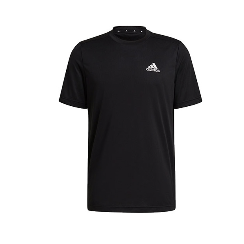 adidas 阿迪达斯 M PL T 男子运动T恤 GM2090 黑色/白色 69元（需用券）