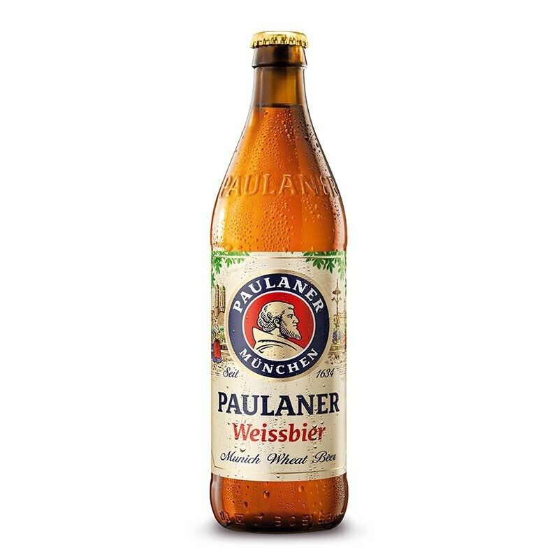 PAULANER 保拉纳 柏龙 小麦啤酒 500mL 19瓶 白啤赠1杯（杯随机） 169.92元（需用券）