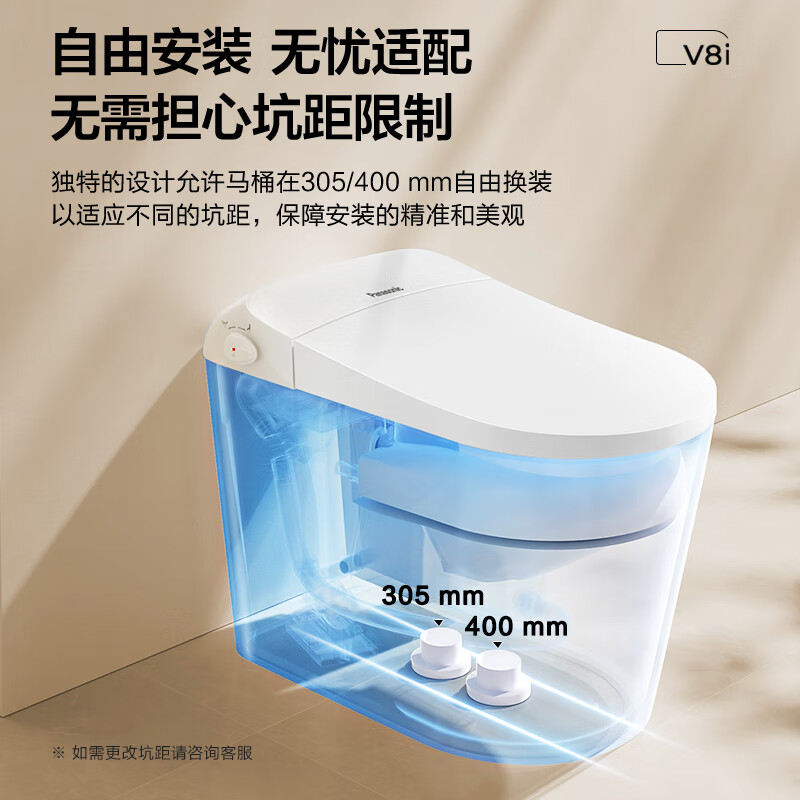 松下 Panasonic V8i CH2D533WSC 智能马桶 2807.56元(需用券)