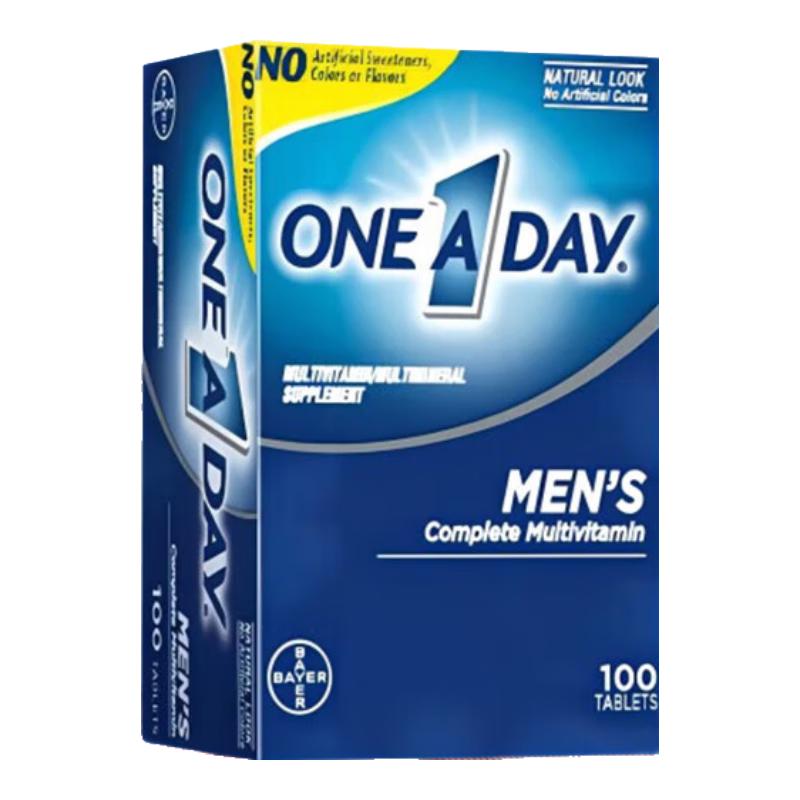 ONE A DAY 男士复合维生素 100粒 80.22元（需买3件，需用券）