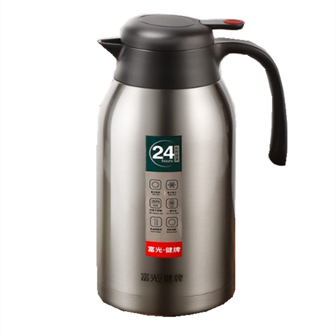 富光 保温壶2.2L大容量304不锈钢保温瓶家用暖壶按压式热水壶开水瓶 69.9元（