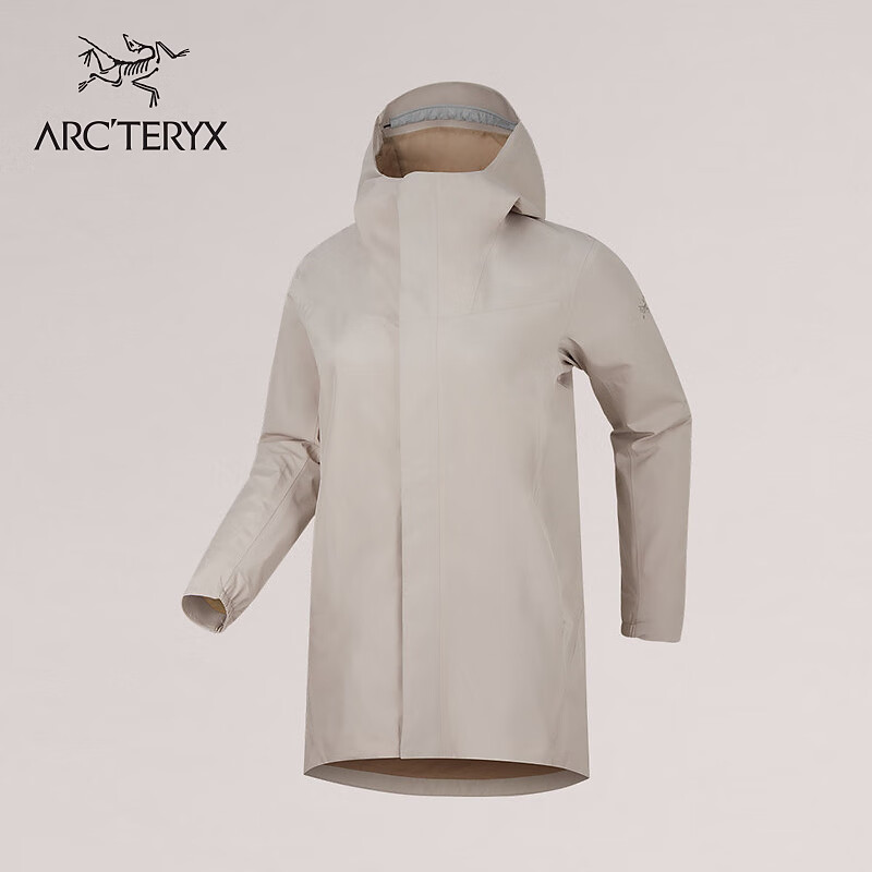 ARC'TERYX 始祖鸟 SOLANO HOODY 女款防风软壳夹克 WARM STONE 暖石灰 3000元