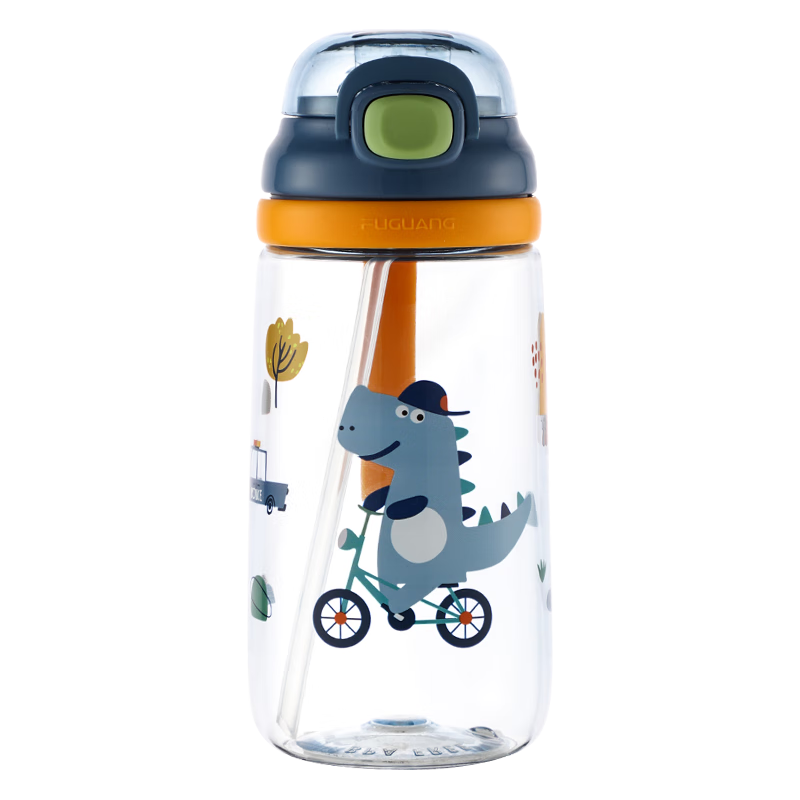 PLUS会员：富光 tritan塑料杯夏季小学生男女便携耐摔吸管杯户外 500ml 33.72元