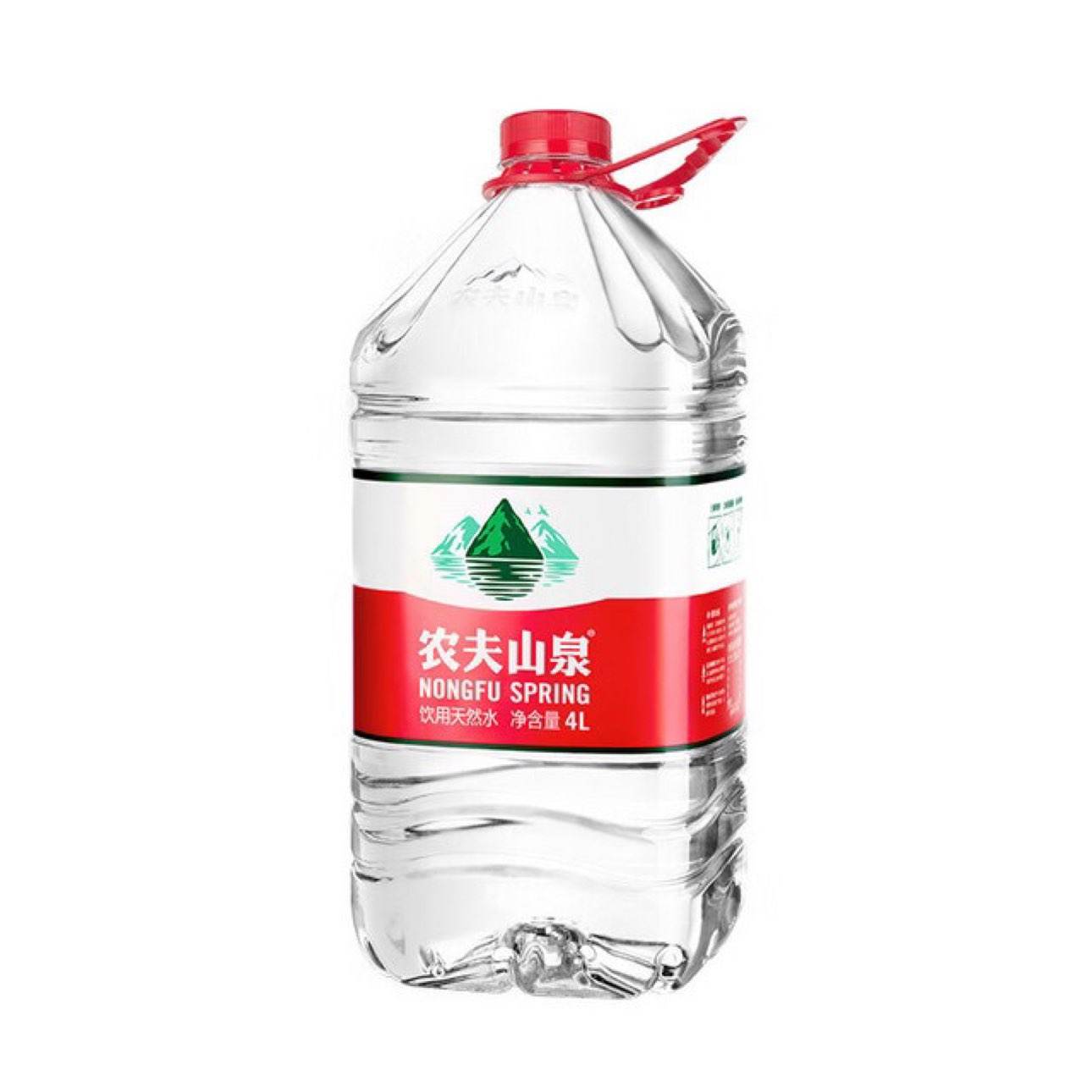 农夫山泉 饮用水 饮用天然弱碱性水4L*4桶 20元