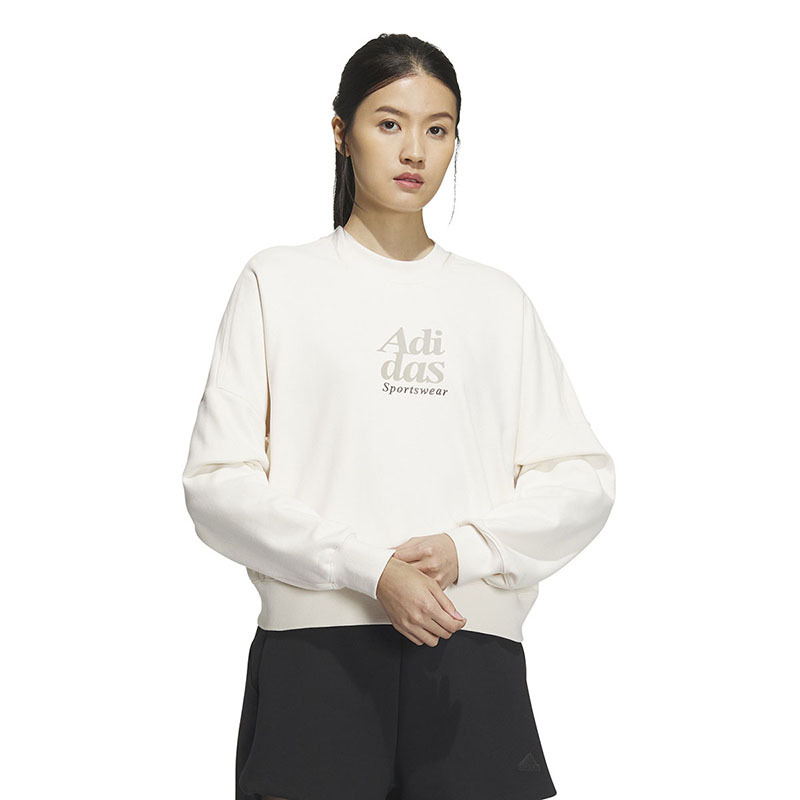 adidas 阿迪达斯 女装卫衣春秋新款运动休闲圆领套头衫 IM8852 281元（需用券）