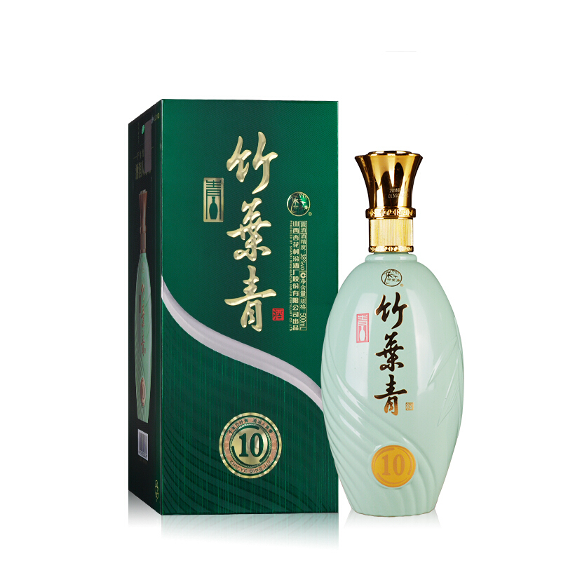 竹叶青 青瓷10 38%vol 清香型白酒 500ml 单瓶装 248元