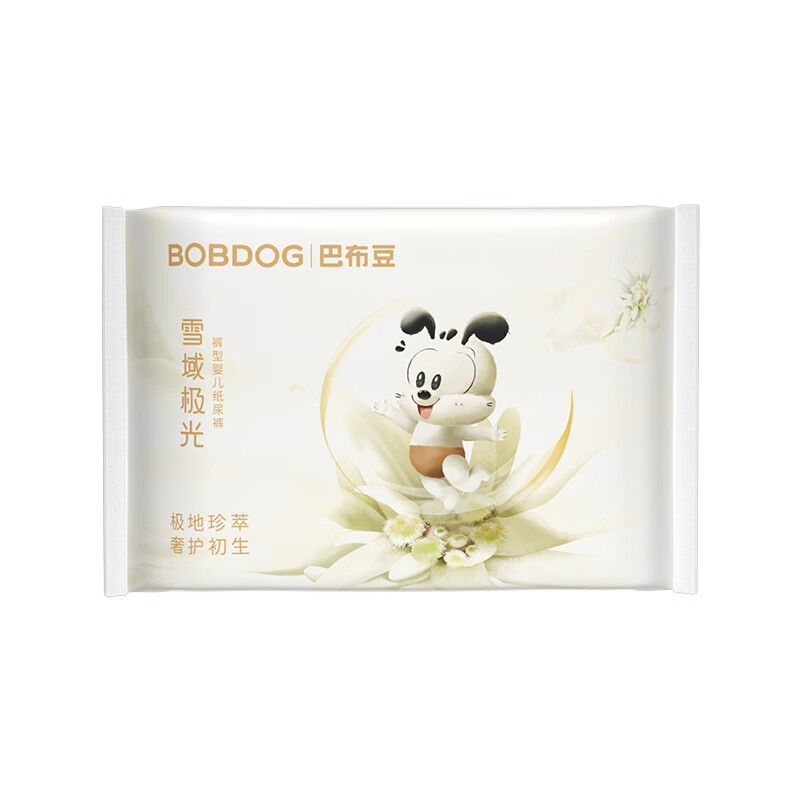 plus会员：巴布豆（BOBDOG）拉拉裤 雪域极光奢护透试用装 XXL码4片 4.88元包邮