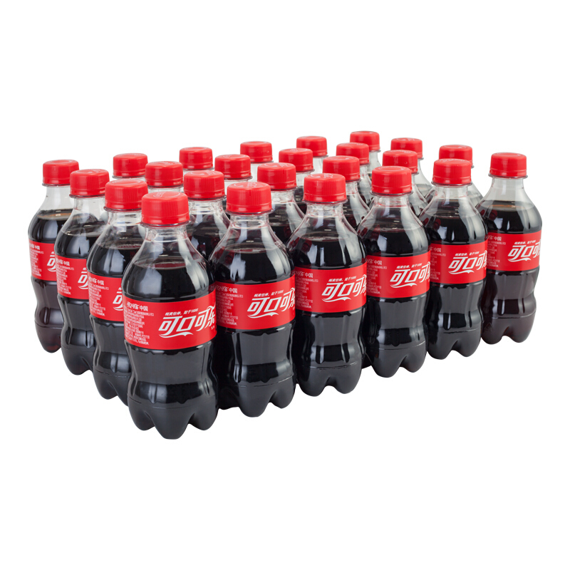 可口可乐 迷你可乐汽水碳酸饮料瓶装小瓶可乐 300mL 24瓶 24.9元