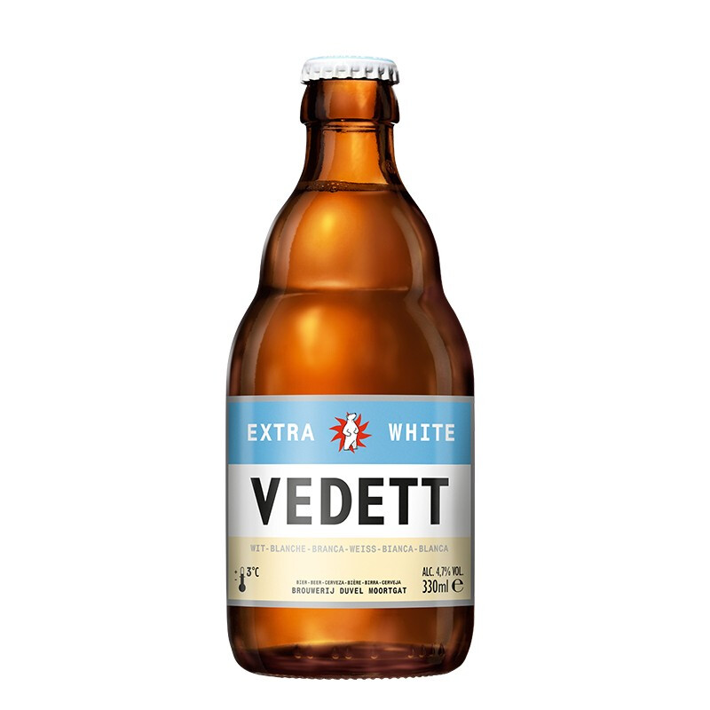 VEDETT 白熊 精酿啤酒比利时原瓶进口小麦白啤酒 整箱装 部分地区临期 330mL 24