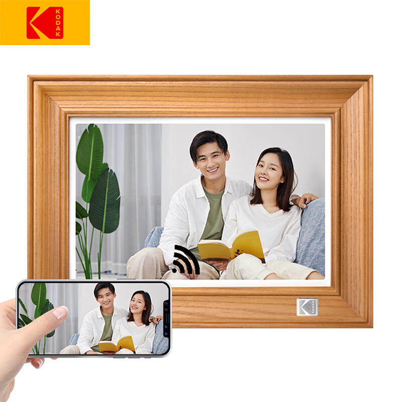 Kodak 柯达 127V 数码相框10.1英寸电子相册高清触摸屏照片播放器可桌面摆台挂