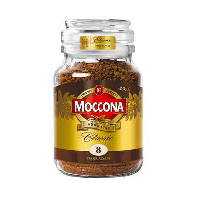 再降价、需入会：摩可纳 moccona 8号/10号 冻干纯黑咖啡 400g