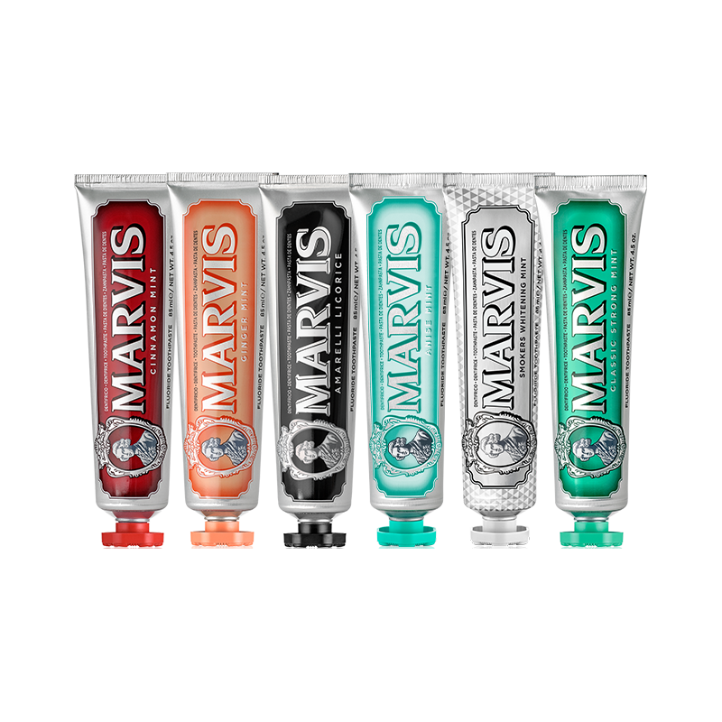玛尔仕 意大利进口香氛薄荷牙膏成人清新口气亮白护龈去烟渍 60.7元