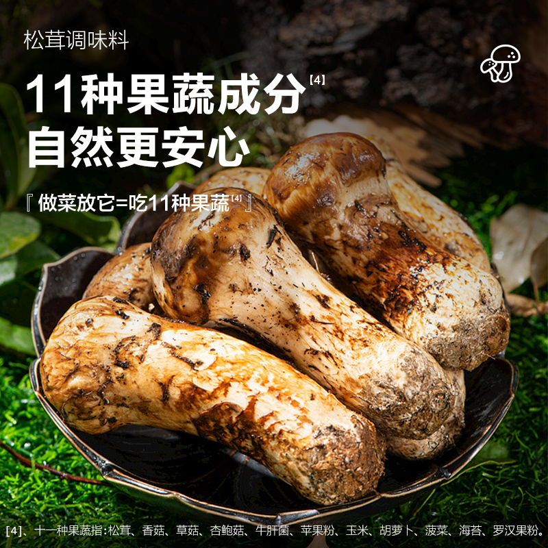 大山合 DS&H 大山合 松茸鲜调味料 100g*2瓶 加赠40g*2袋 18.9元（需用券）