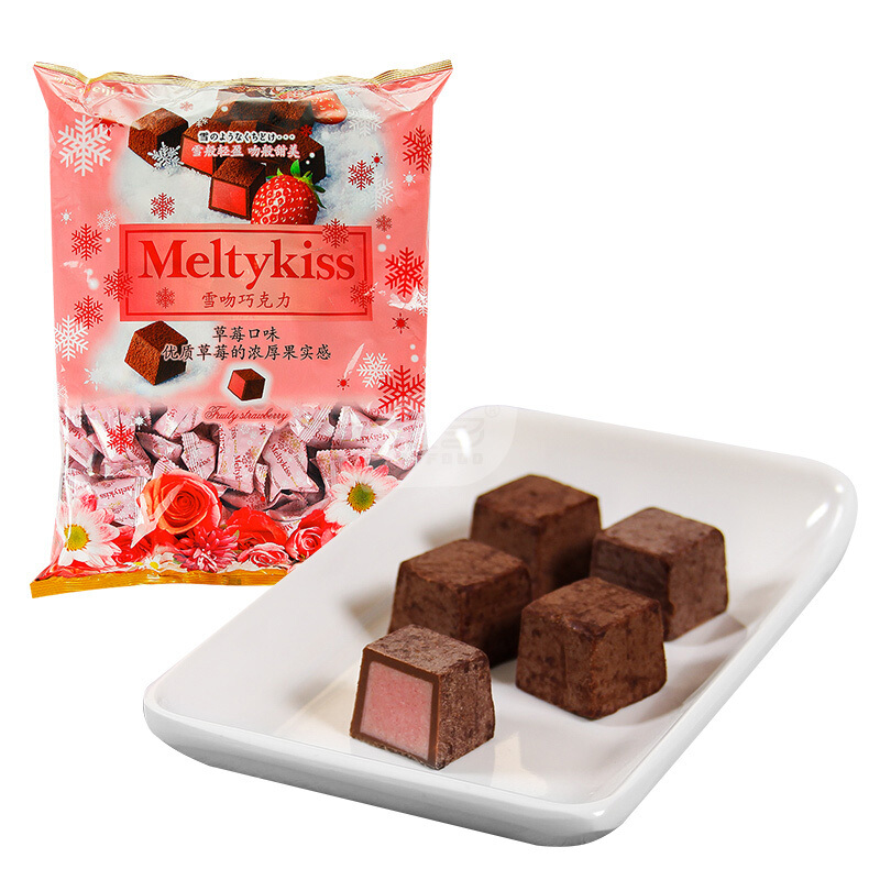 meiji 明治 雪吻巧克力 草莓口味 33g 3.36元（需用券）