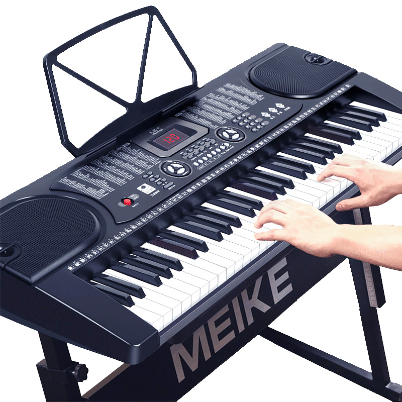MEIRKERGR 美科 MK-8618 61键多功能智能教学电子琴儿童初学乐器 连接耳机话筒手