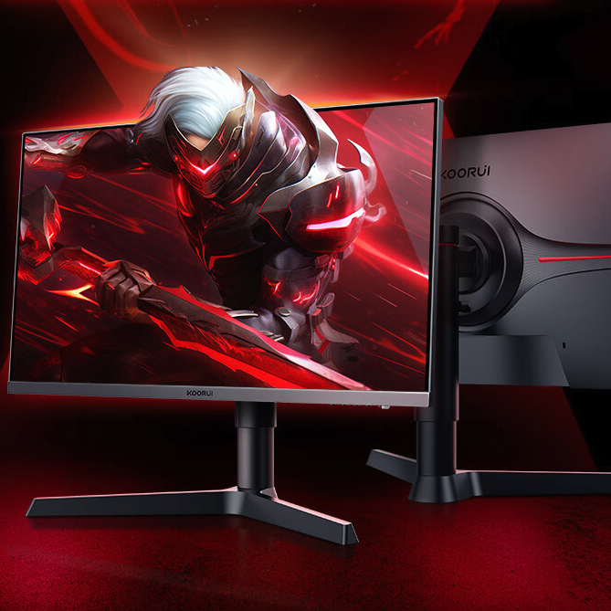 KOORUI 科睿 X41 23.8英寸 IPS G-sync FreeSync 显示器（1920×1080、165Hz、130%sRGB） 525.51