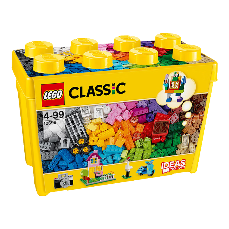京东百亿补贴、再降价、PLUS会员：LEGO 乐高 CLASSIC经典创意系列 10698 大号积木盒 260.37元包邮