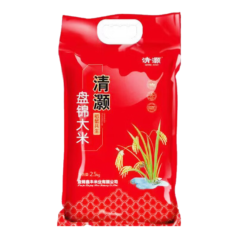 盘锦 新生态圆粒米粮 2.5kg*1袋 9.9元