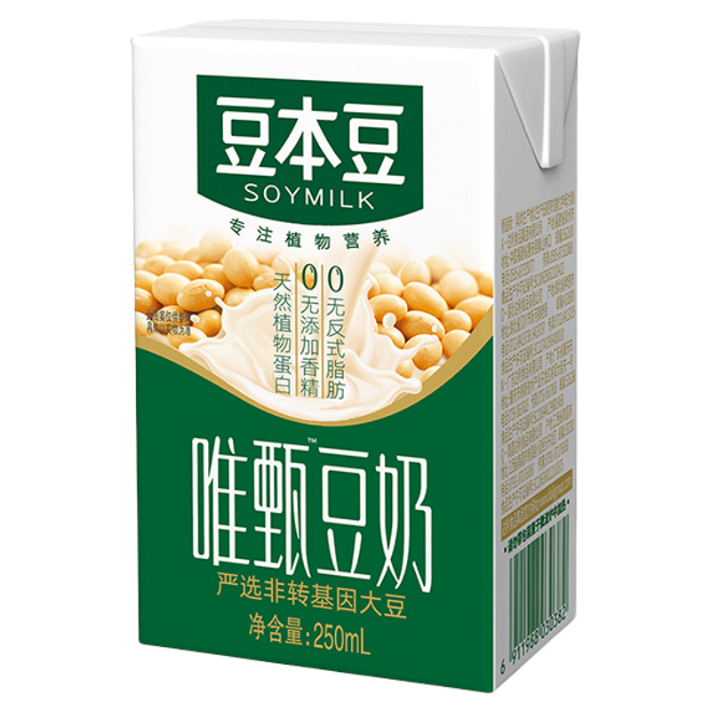 豆本豆 唯甄豆奶250×24盒 原味 ¥28.1