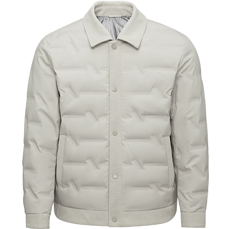海澜之家 HLA 羽绒服男冬秀场同款山不在高系列 HWRAW4J015A 卡其34 M 170/88A 推荐