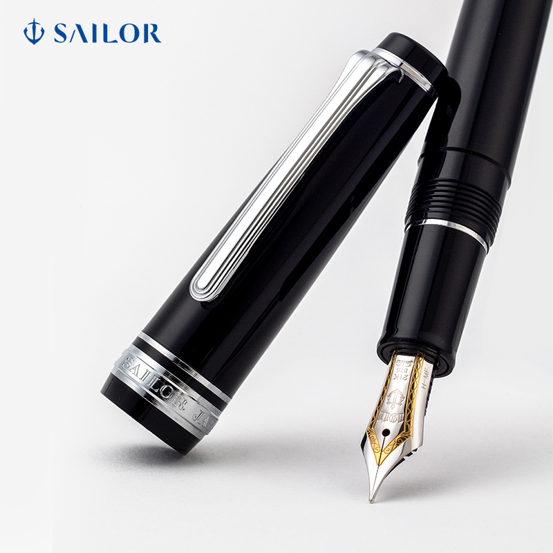 SAILOR 写乐 钢笔 11-2037 黑杆银夹 MF尖 单支装 895元（需用券）