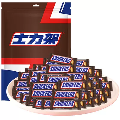 再降价、88VIP：SNICKERS 士力架 花生夹心巧克力 1kg 47.53元+152淘金币（52.53元+