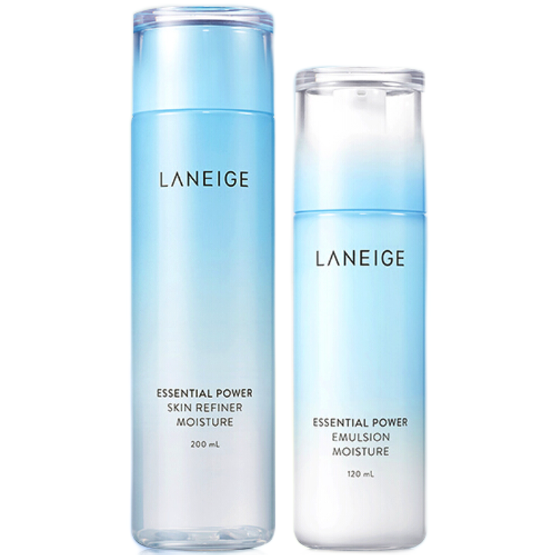 LANEIGE 兰芝 水衡凝肌水乳护肤品套盒套装礼盒385ml 滋润型 水+乳液+面膜 礼物